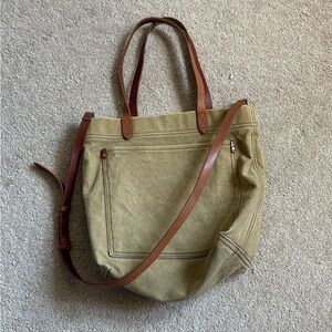 Stylish Tan Tote Bag